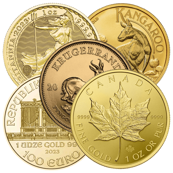 1/10 troy ounce gouden munt – diverse producenten