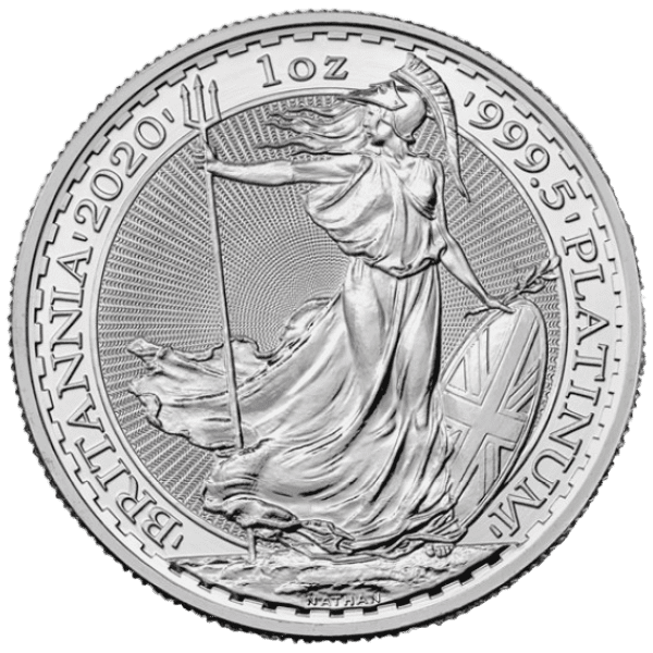 Britannia 1 troy ounce platina munt – diverse jaartallen