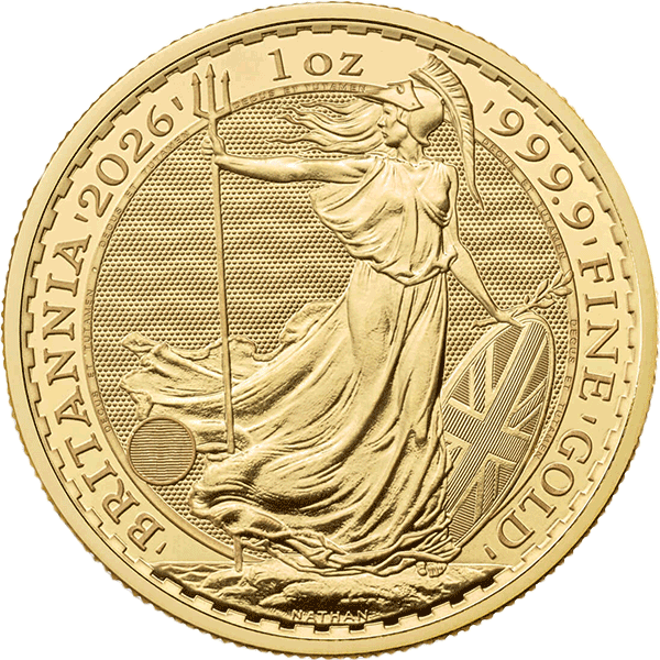 Britannia 1 troy ounce gouden munt – diverse jaartallen