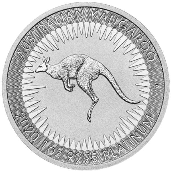 Kangaroo 1 troy ounce platina munt – diverse jaartallen