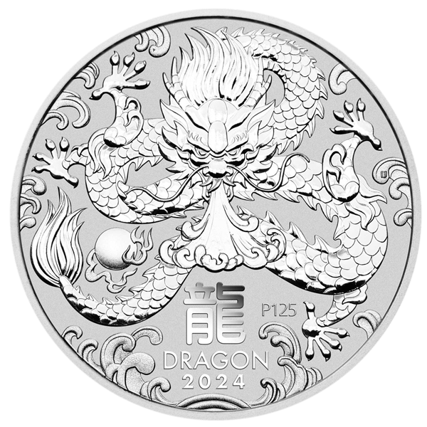 Lunar 10 troy ounce zilveren munt – diverse jaartallen