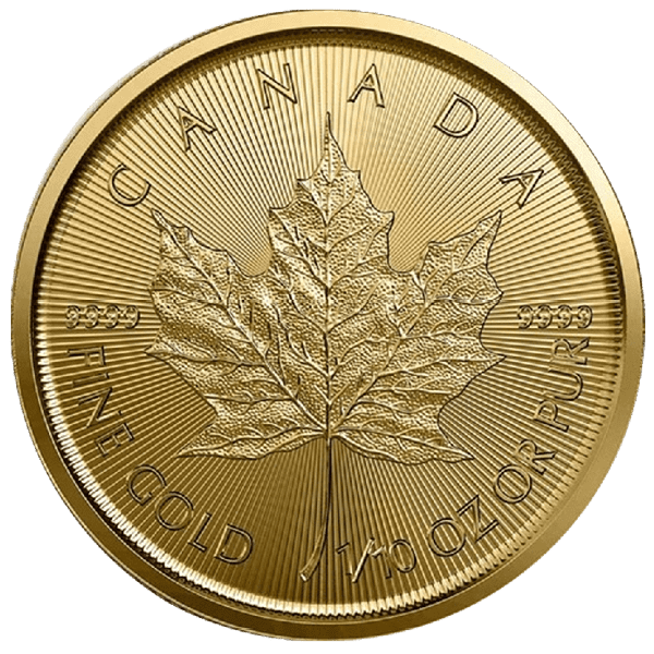 Maple Leaf 1/10 troy ounce gouden munt – diverse jaartallen
